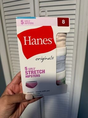 Hanes Girls Hipsters Pack of 5